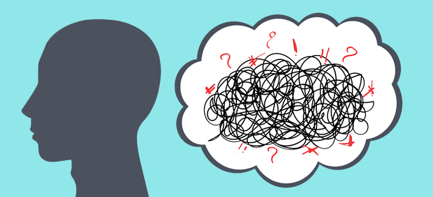 Senior Woman Struggling to Remember or Focus