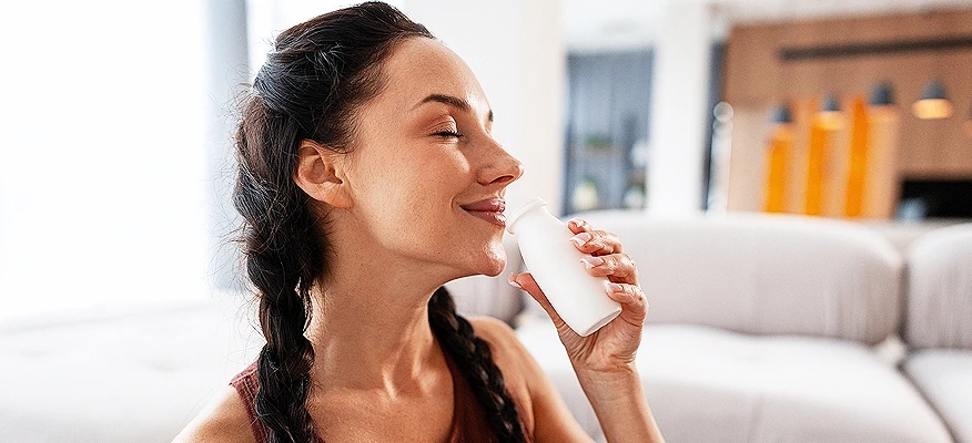 Probiotics with live cultures help balance fermentation and reduce bloating